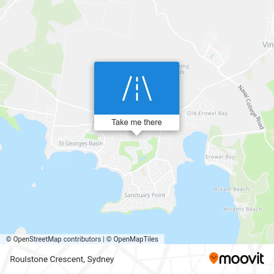 Mapa Roulstone Crescent