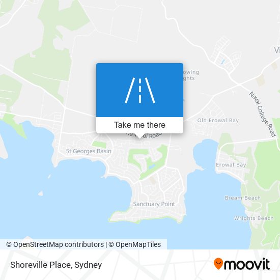 Mapa Shoreville Place