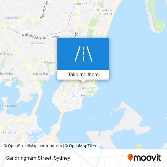 Sandringham Street map