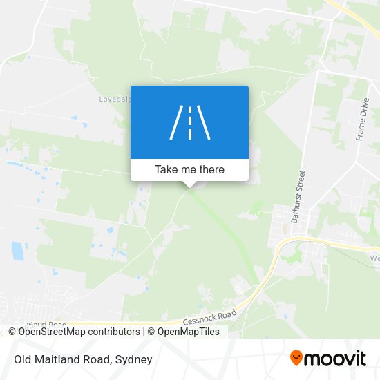 Old Maitland Road map