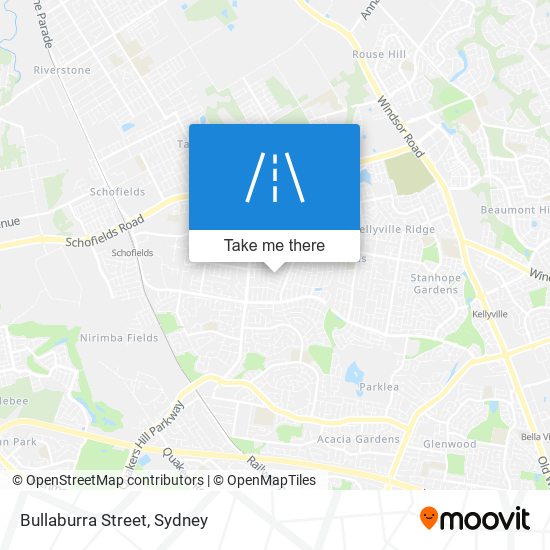 Bullaburra Street map