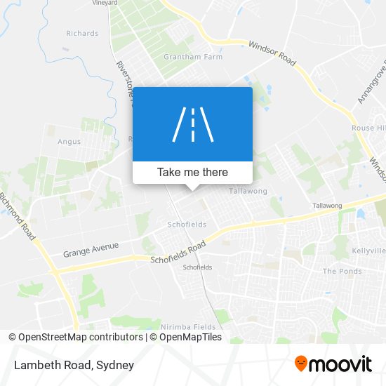 Mapa Lambeth Road