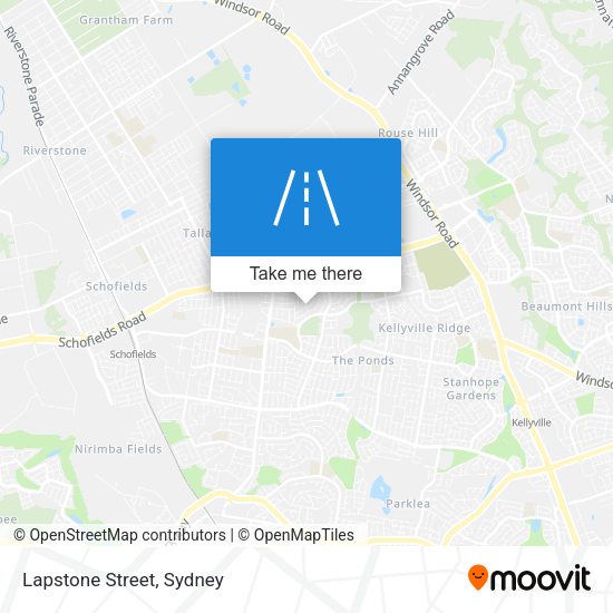 Lapstone Street map