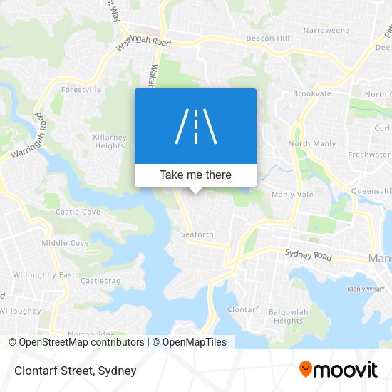 Clontarf Street map