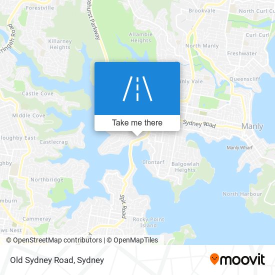 Old Sydney Road map