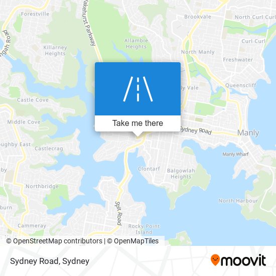 Sydney Road map