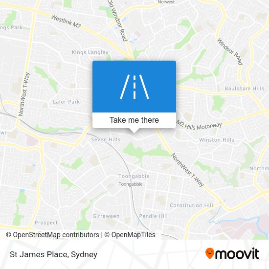 St James Place map