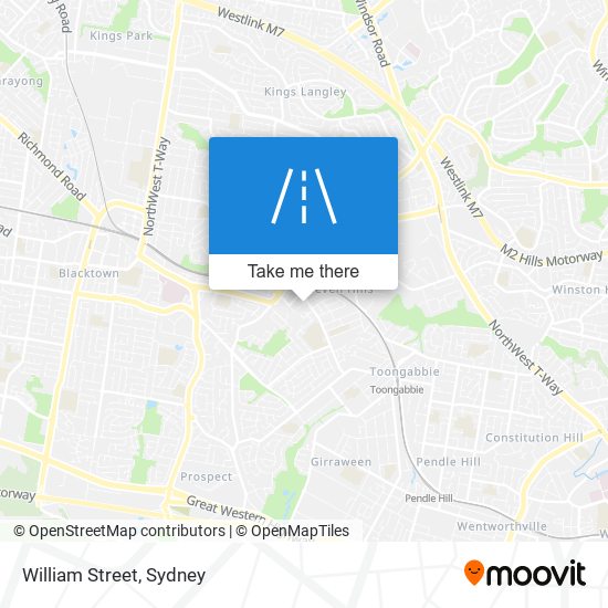 William Street map