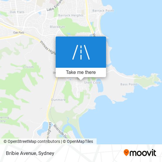 Bribie Avenue map