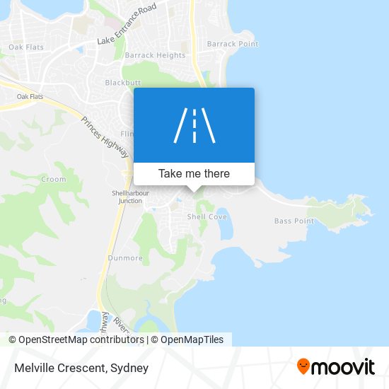 Melville Crescent map