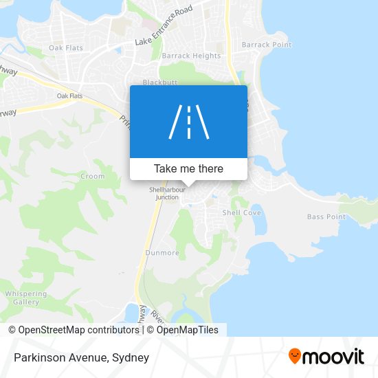 Parkinson Avenue map