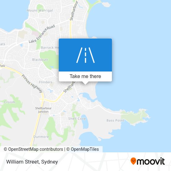 William Street map