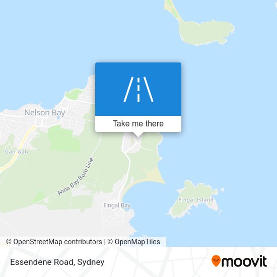 Essendene Road map