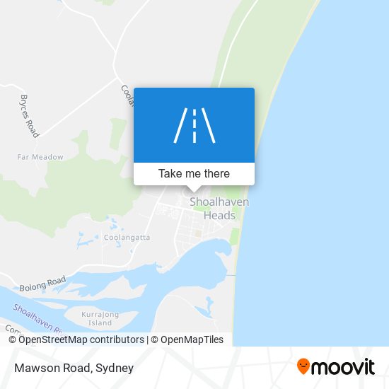 Mapa Mawson Road