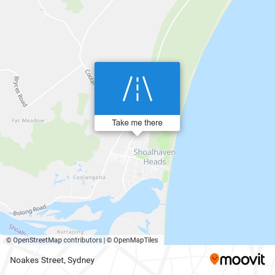 Noakes Street map