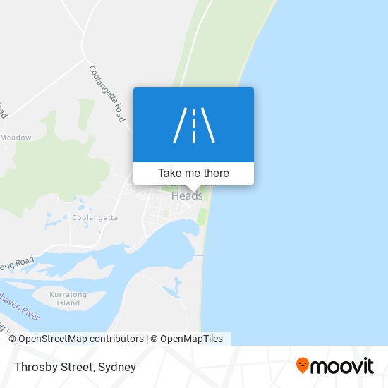 Throsby Street map