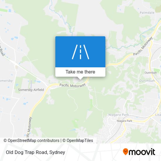 Old Dog Trap Road map