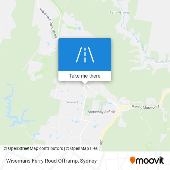 Wisemans Ferry Road Offramp map