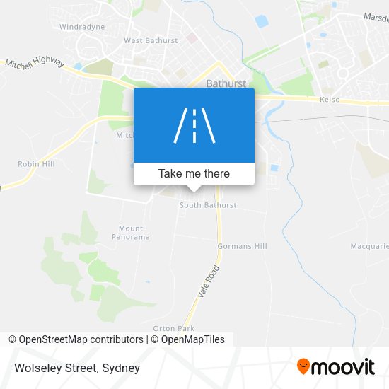 Wolseley Street map