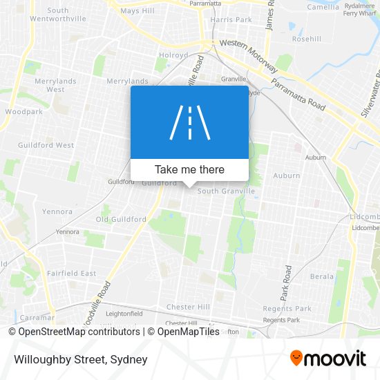 Willoughby Street map