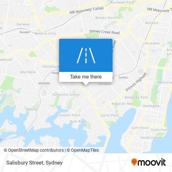 Salisbury Street map