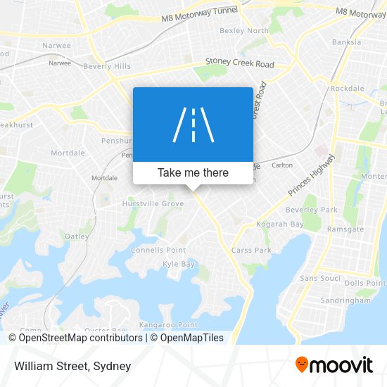 William Street map