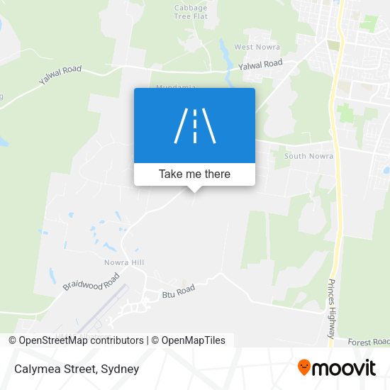 Calymea Street map