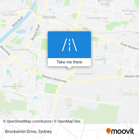 Brockamin Drive map