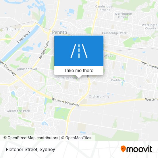 Fletcher Street map