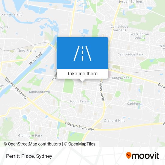 Perritt Place map