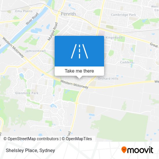 Shelsley Place map