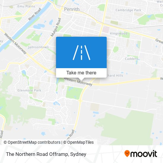 Mapa The Northern Road Offramp