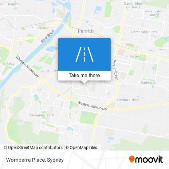 Womberra Place map