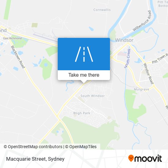 Mapa Macquarie Street