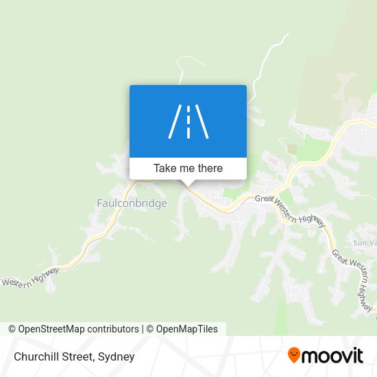 Churchill Street map
