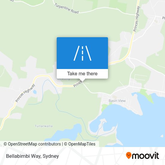 Bellabimbi Way map