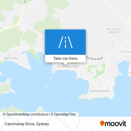 Cammaray Drive map