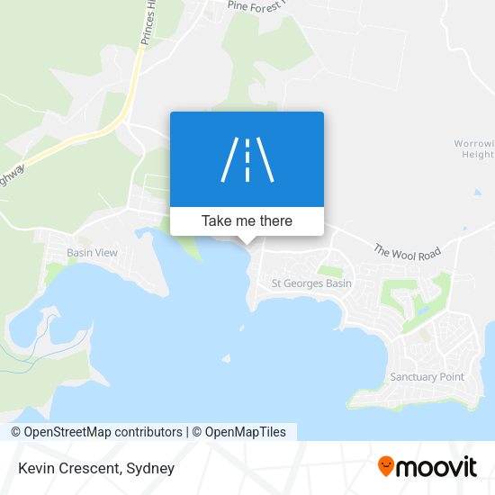 Kevin Crescent map