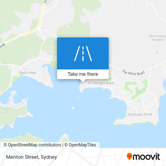 Meriton Street map
