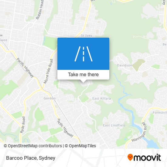 Barcoo Place map