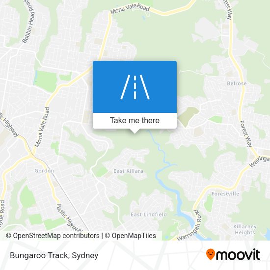 Bungaroo Track map