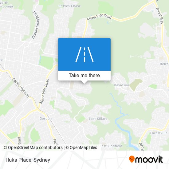 Iluka Place map