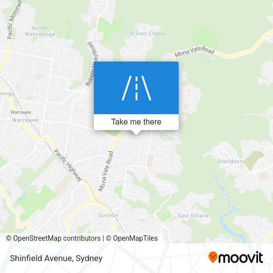 Shinfield Avenue map