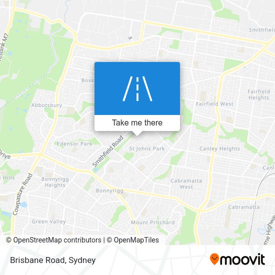 Brisbane Road map