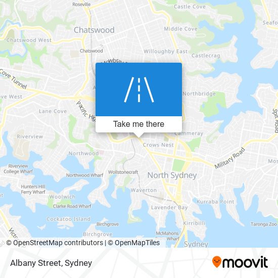 Albany Street map