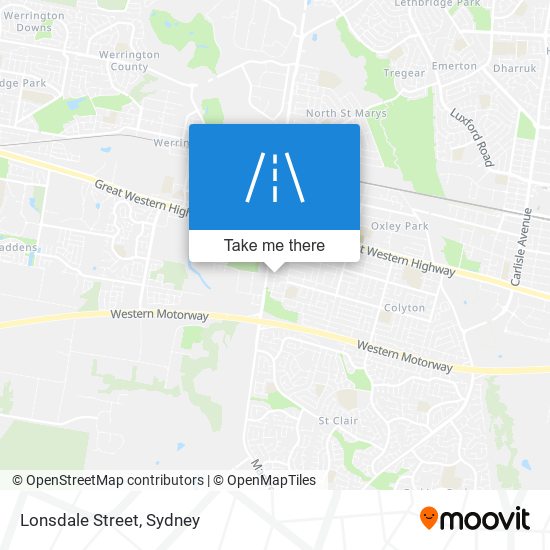 Lonsdale Street map