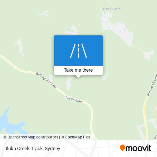 Iluka Creek Track map