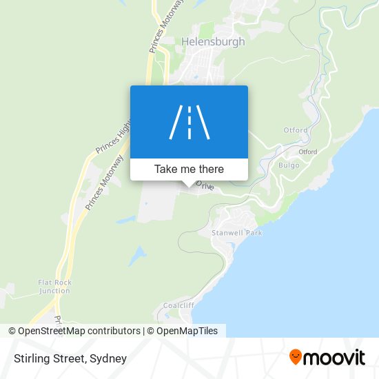 Stirling Street map