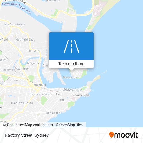 Factory Street map