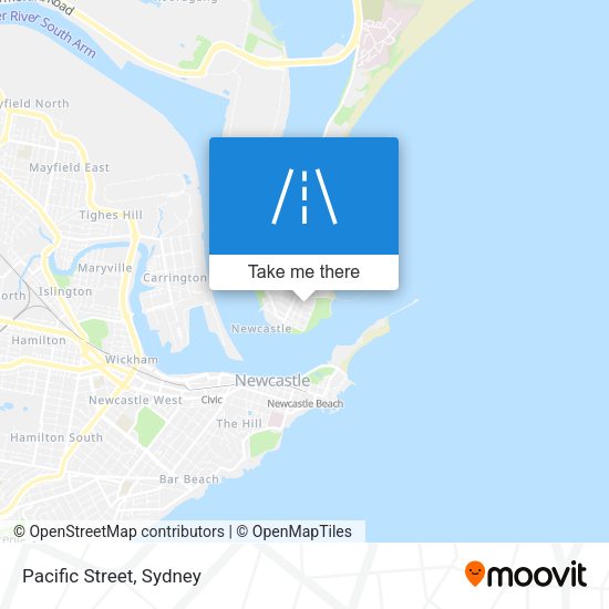 Pacific Street map